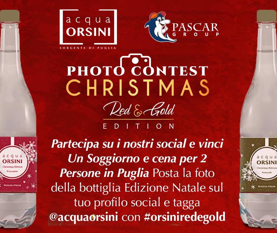 Scatta e vinci a Natale con Acqua Orsini